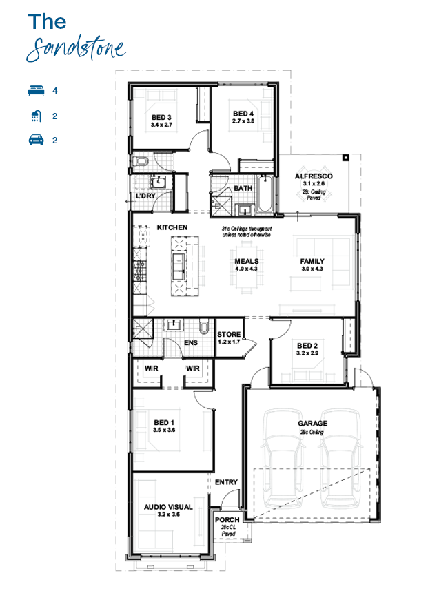 The Sandstone_Lifestyle-range-floorplans